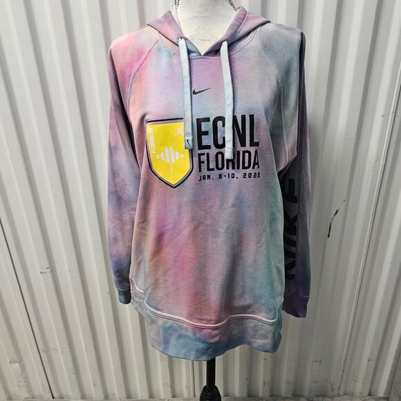 Nike dri fit Tie Dye Hooded Sweatshirt Size L - Picture 7 of 7
